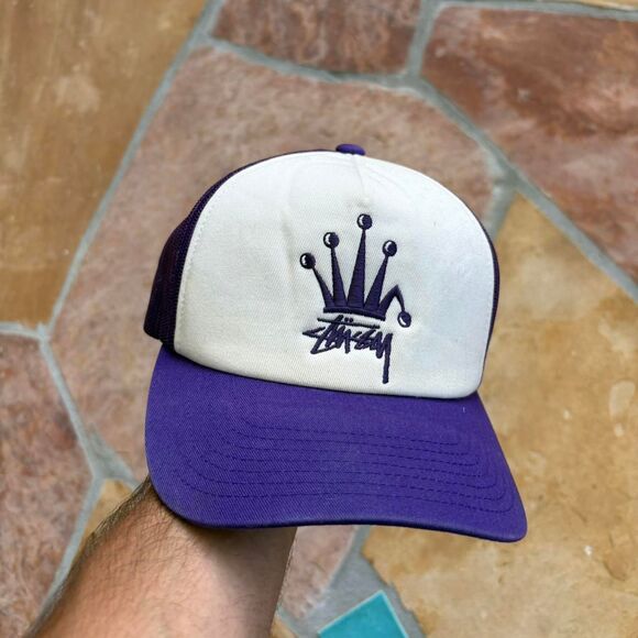 Stussy Other - Stussy Men's Purple and White Hat